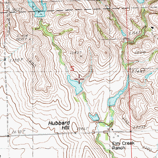 Topographic Map of Konrad Kjerstad Dam, SD