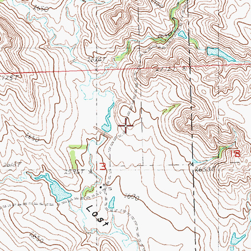 Topographic Map of George Kjerstad Dam, SD