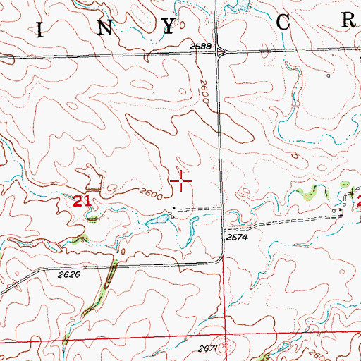 Topographic Map of Erwin Eisenbraun Dam, SD