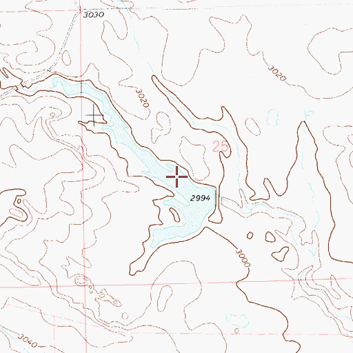Topographic Map of Wilson Number 2 Dam, SD