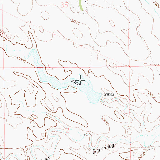 Topographic Map of Wilson Number 1 Dam, SD
