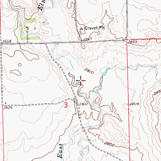 Topographic Map of H Freeze Dam, SD