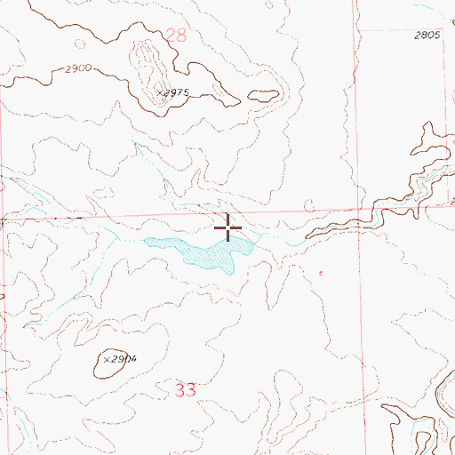 Topographic Map of Lale Pond Number 2 Dam, SD