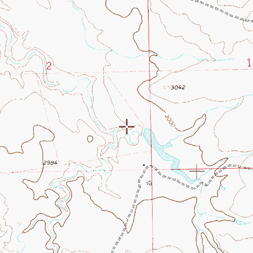 Topographic Map of Leo Ruona Pond Number 1 Dam, SD