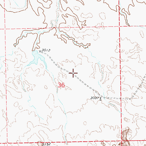 Topographic Map of Gilbert Number 3 Dam, SD