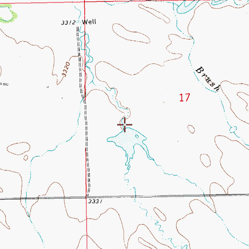 Topographic Map of Floyd Cooper Dam, SD