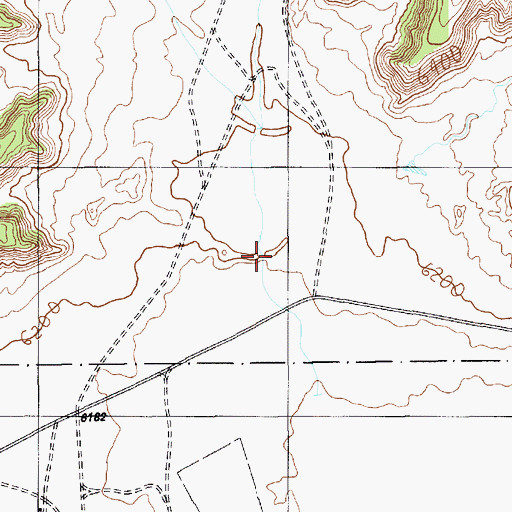 Topographic Map of Beshbito Wash, AZ