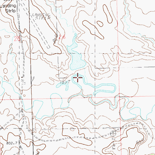 Topographic Map of Eldrod Kolb Dam, SD