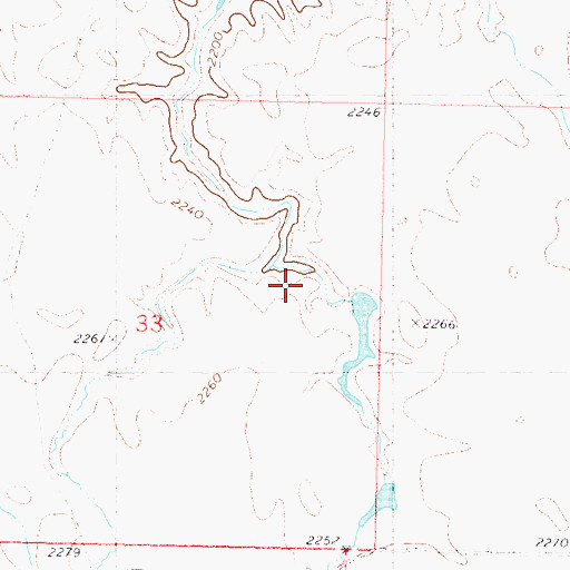Topographic Map of C Peterson Number 1 Dam, SD