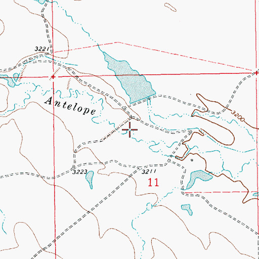 Topographic Map of Otto Ericson Dam Number 1, SD