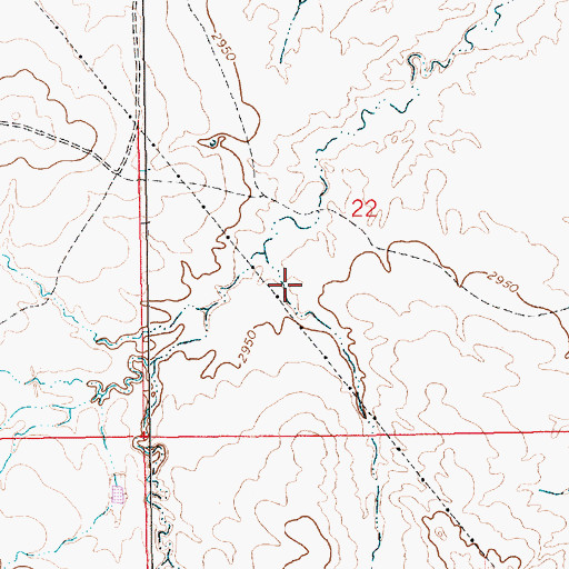 Topographic Map of Royal McKnight Dam Number 1, SD