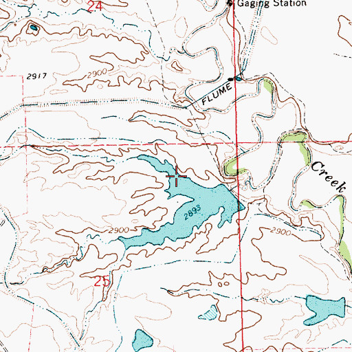 Topographic Map of Royal McKnight Dam Number 2, SD