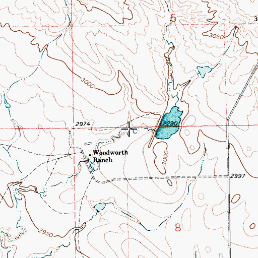 Topographic Map of R L Cundy Dam Number 1, SD