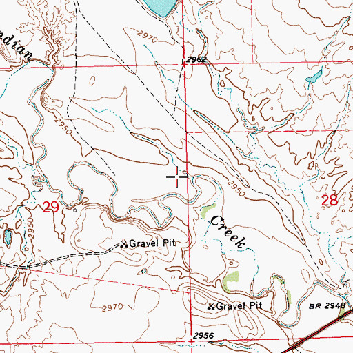 Topographic Map of H G Horman Dam Number 1, SD