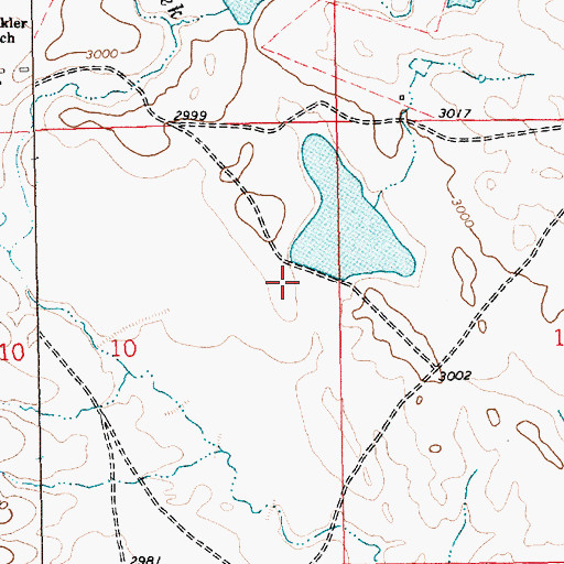 Topographic Map of Rodney Winkler Dam Number 1, SD