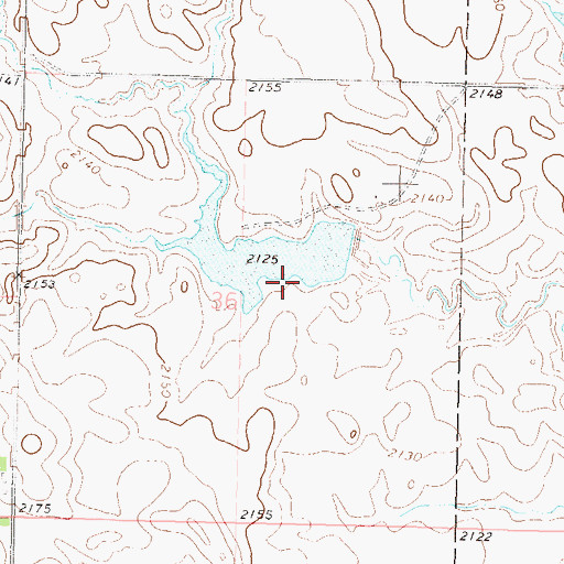Topographic Map of Standing Rock Tribe Dam, SD