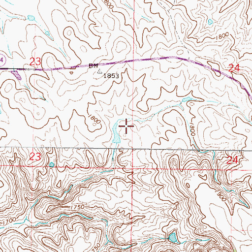 Topographic Map of Rose Rabenberg Number 2 Dam, SD
