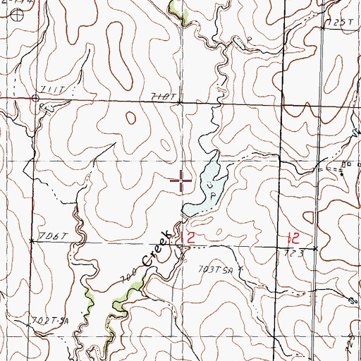 Topographic Map of A Herron Number 1 Dam, SD