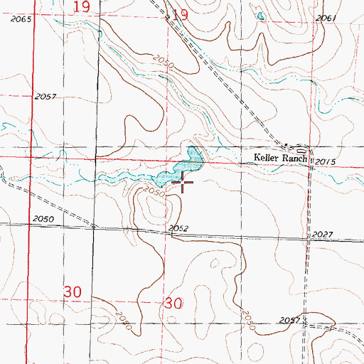 Topographic Map of M Kelley Number 1 Dam, SD