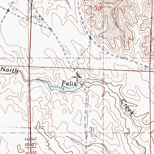 Topographic Map of Tribe Number 8 Dam, SD