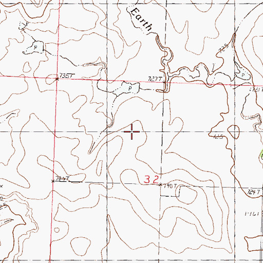 Topographic Map of A Drageset Number 4 Dam, SD