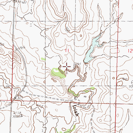 Topographic Map of Roby Meyer Number 1 Dam, SD