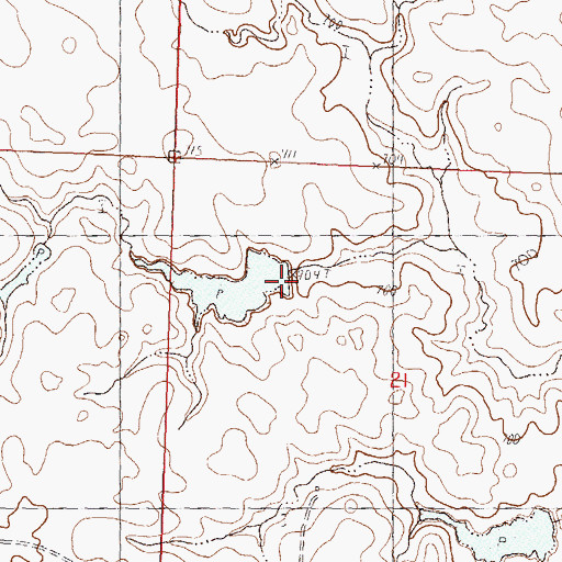 Topographic Map of Roby Meyer Number 3 Dam, SD