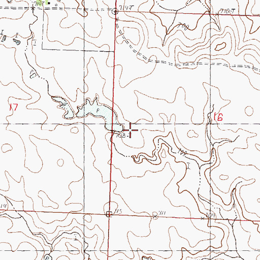 Topographic Map of Roby Meyer Number 2 Dam, SD
