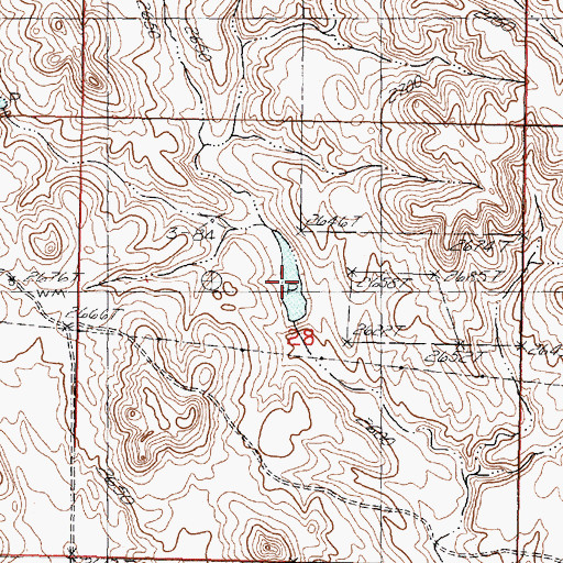 Topographic Map of Tower Lake, SD