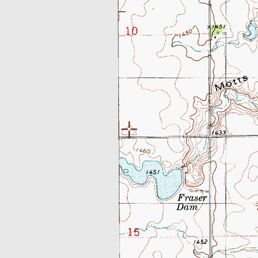Topographic Map of Protection (historical), SD