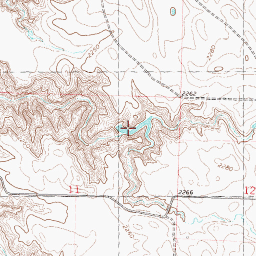 Topographic Map of R Schrempp Dam, SD