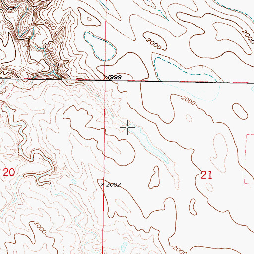 Topographic Map of Herman Number 12 Dam, SD