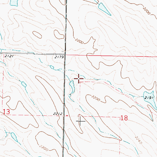 Topographic Map of Magnuson Number 2 Dam, SD