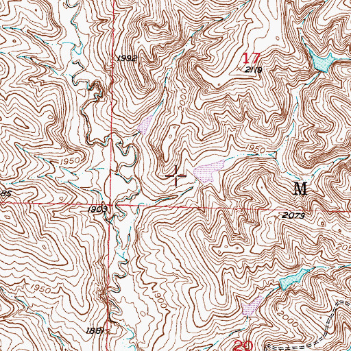 Topographic Map of Dykstra Number 11 Dam, SD