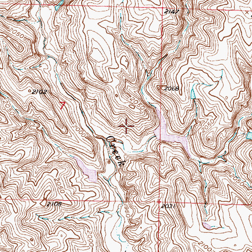 Topographic Map of Dykstra Number 10 Dam, SD