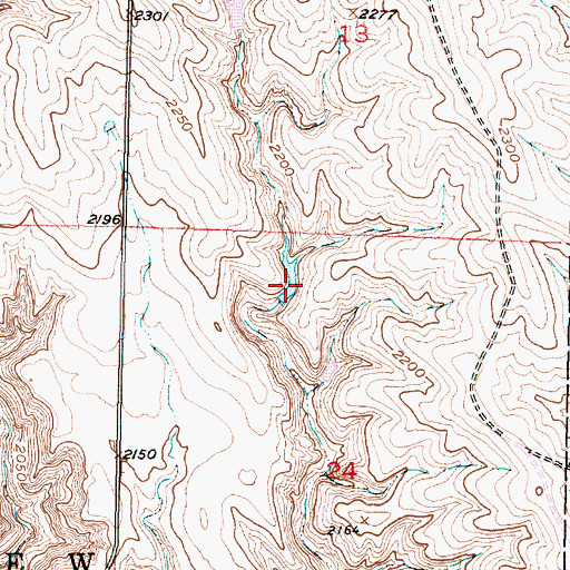 Topographic Map of Daum Brothers Number 4 Dam, SD