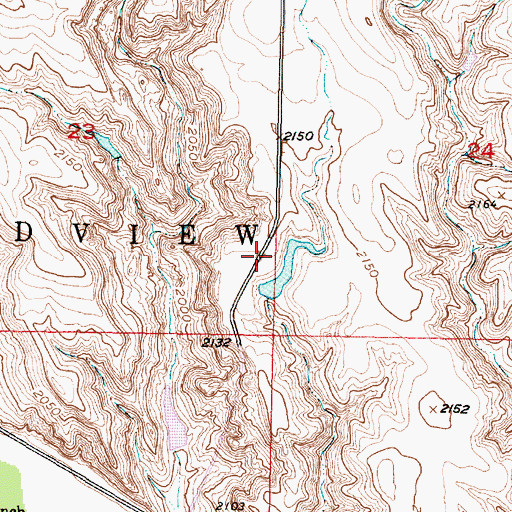 Topographic Map of Daum Brothers Number 3 Dam, SD