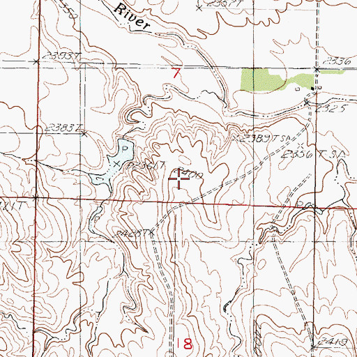 Topographic Map of C McCormick Dam, SD