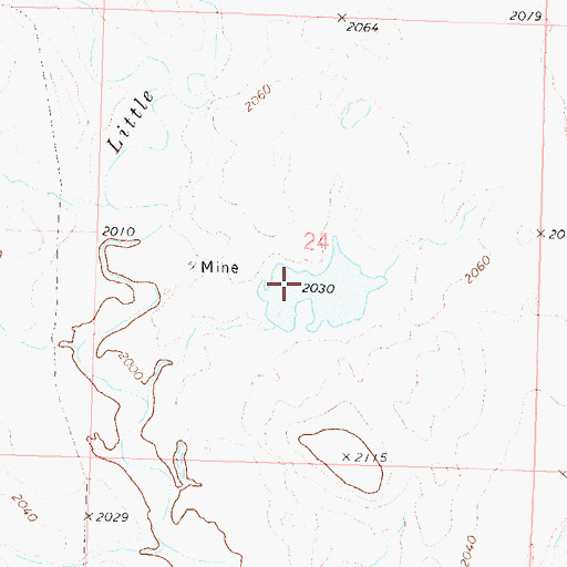 Topographic Map of AC Hooker Dam, SD