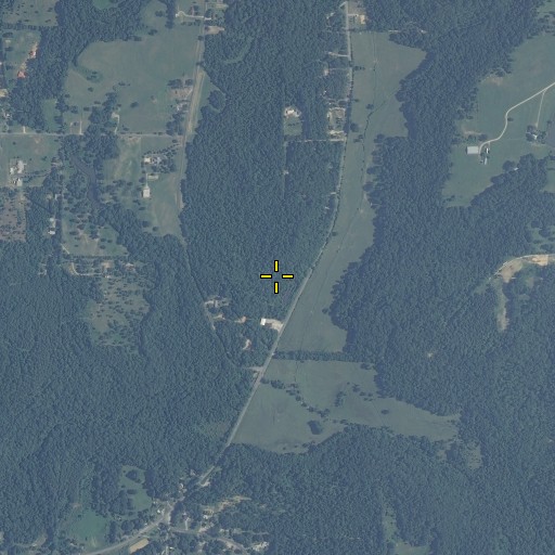 Aerial/Satellite Image of Russell Spring, AL