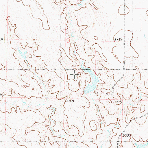 Topographic Map of H Hulm Dam, SD