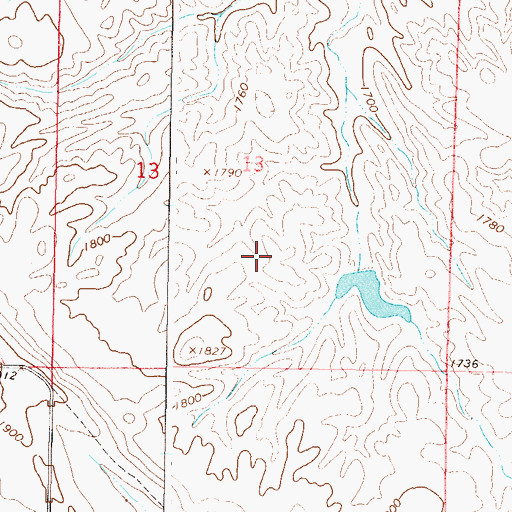 Topographic Map of I Molstad Dam, SD
