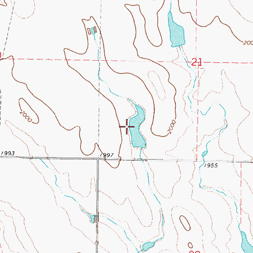 Topographic Map of R Lemler Dam, SD