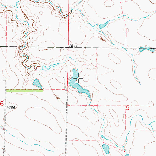 Topographic Map of R Heath Dam, SD