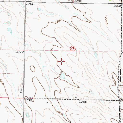 Topographic Map of Gothiermink Number 1 Dam, SD