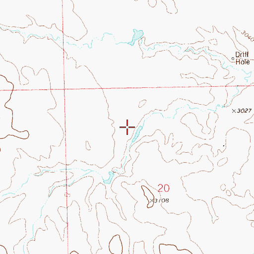 Topographic Map of Dead Buffalo Dam, SD