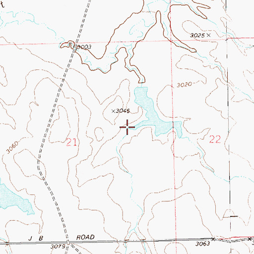 Topographic Map of Stinking Buffalo Dam, SD