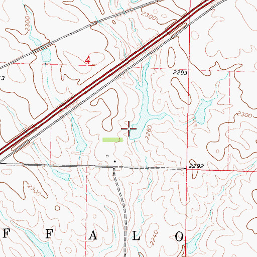 Topographic Map of Louder Number 1 Dam, SD