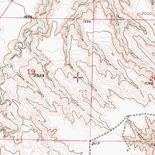 Topographic Map of Petersen Kate Number 1 Dam, SD