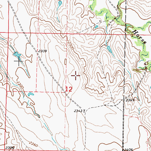 Topographic Map of Krogman Louie Number 3 Dam, SD